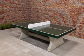 Table de ping-pong d‘extérieur verte en béton