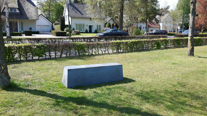 Banc Standard en béton anthracite