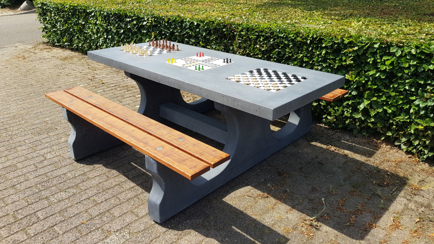 Table jeux en bois 3 en 1