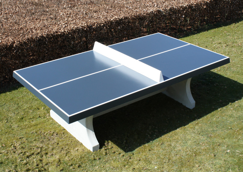 Table de ping-pong d'extérieur anthracite en béton - HeBlad