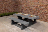 Table Multi-jeux (1-1-1) Standard beton antracite