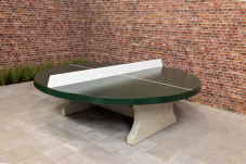 Table de ping-pong verte ronde