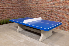 Table de ping-pong bleue