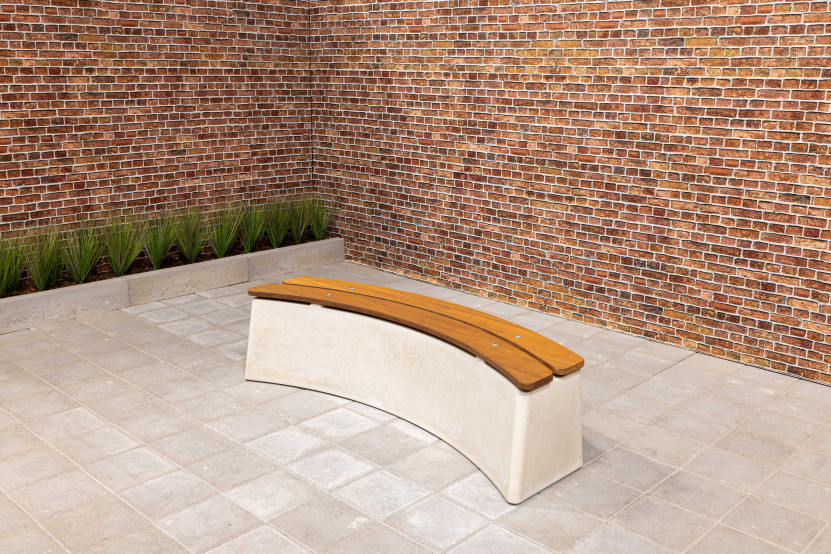 Banc DeLuxe oval en différents couleurs.