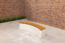 Banc DeLuxe oval en différents couleurs.
