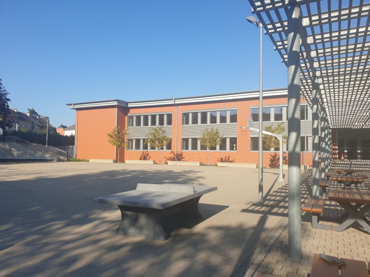 Table de ping-pong béton anthracite