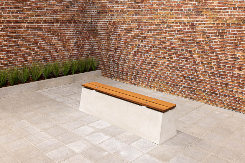 Banc DeLuxe en différents couleurs.