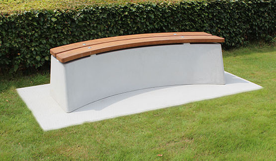 Plaque de fond en béton 